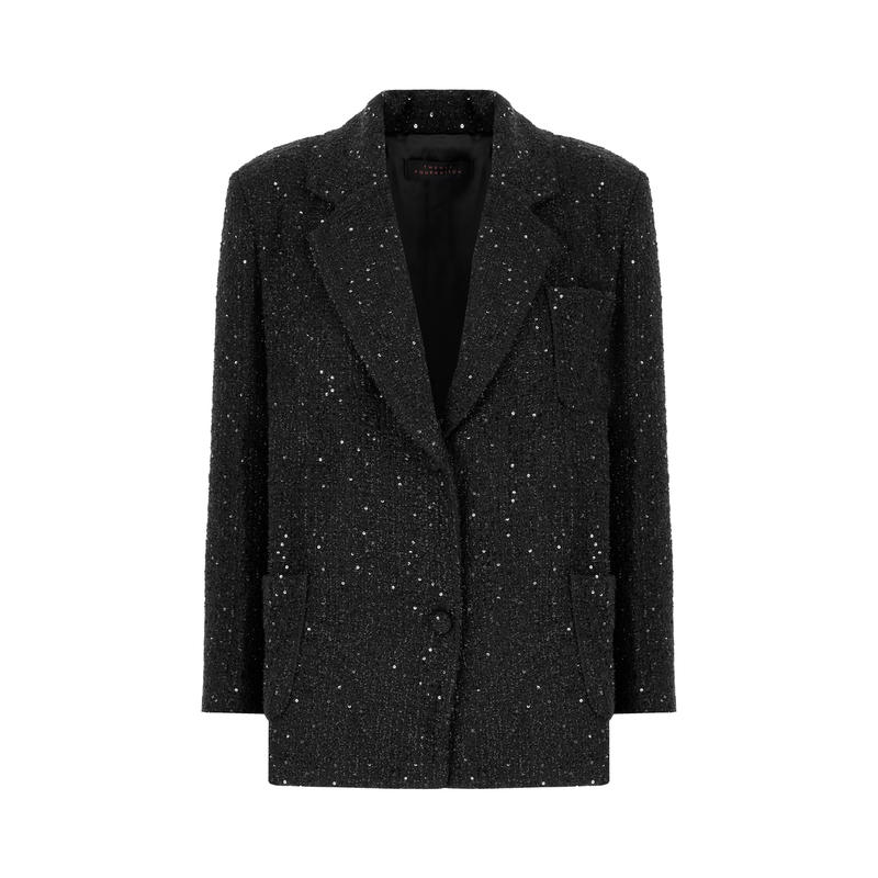 TWENTY FOURHAITCH 女士 FW25 马甲 精饰聚酯混纺西装外套