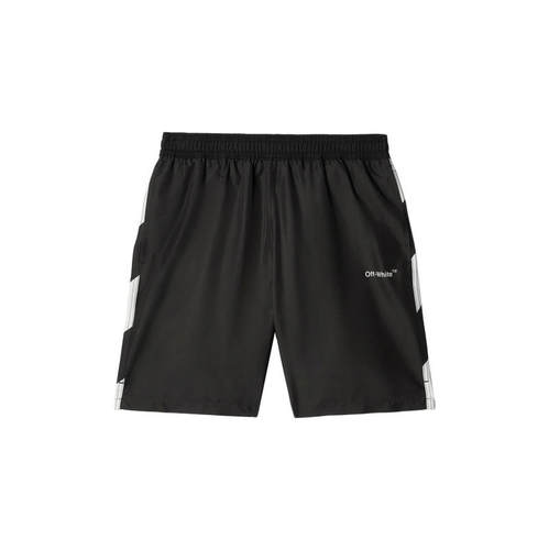 Off-White 男士 SS24 泳裤 斜纹徽标冲浪