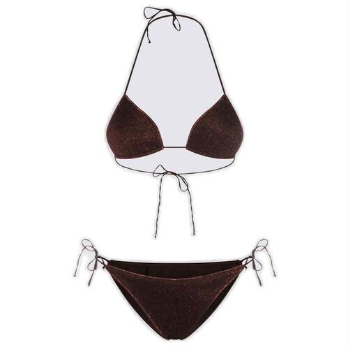 Oséree Swimwear 女士 连衣裙 Oséree 闪亮细节三角比基尼套装
