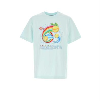 Casablanca 男士 FW25 T恤 卡萨布兰卡漫画网球短袖