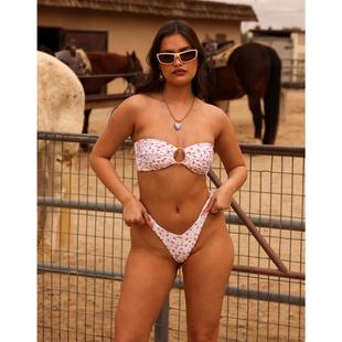 比基尼 posie Kinis rosie 女士 比基尼白色内裤 Kulani thong