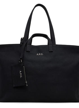 A.P.C. 女士 托特包 黑色 Le Drummer Toile