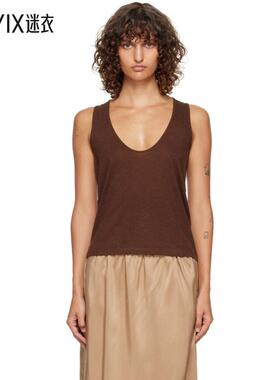 Loulou de Saison 女款棕色 Albia LDS Jersey 背心 迷衣时尚