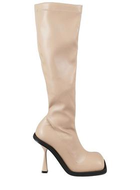 ANDREĀDAMO 女士 FW22 长靴 Andreadamo 方頭拉鍊過膝長靴