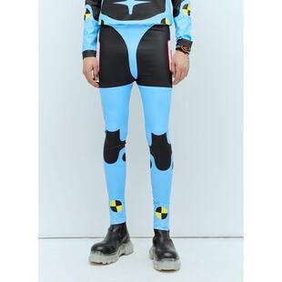 Walter Van Beirendonck 男士 SS26 长裤 模特紧身自行车紧身裤