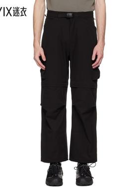 Snow Peak 男款黑色 Toned Trout 联名 Convertible 工装裤 迷衣