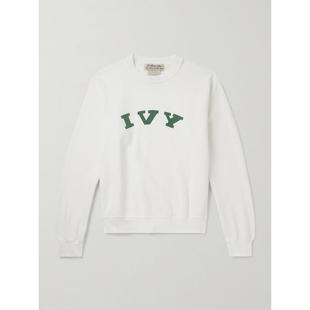 Remi Relief 男士 SS26 卫衣 Ivy 印花棉针织毛衣