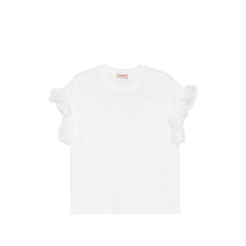TWINSET 女士 SS26 T恤 POLOS 白色