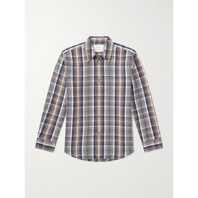Studio Nicholson 男士 衬衫 + Aaron Levine View 格纹棉质衬衫