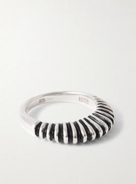 Agmes 女士 秋冬新品 戒指 Bertrand 再生纯银戒指