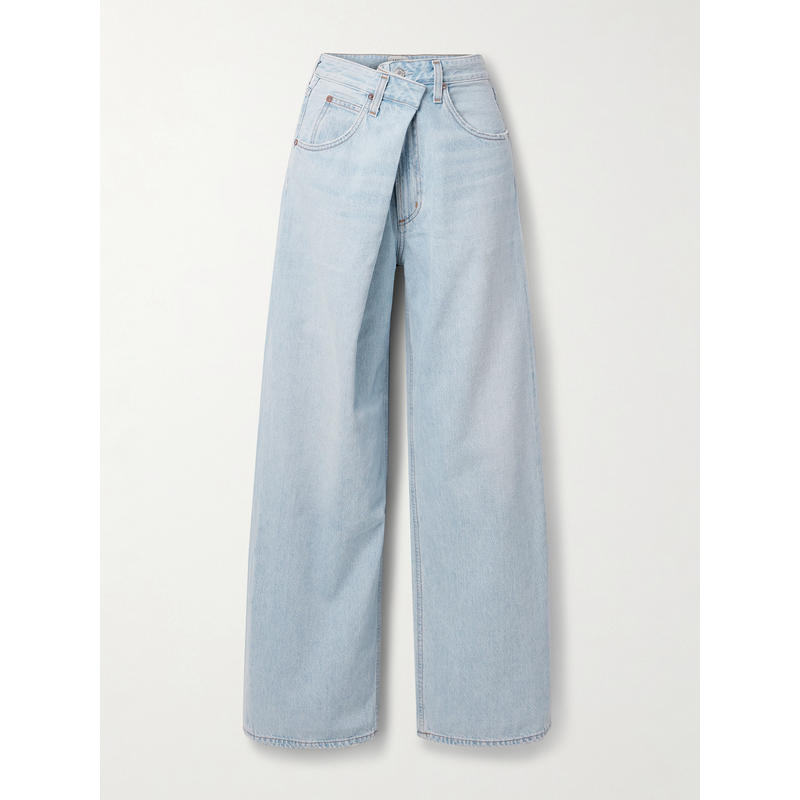 AGOLDE 女士 秋冬新品 牛仔长裤 Vana 垂褶低腰阔腿牛仔裤