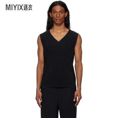 Homme Plissé Issey Miyake三宅一生 男款黑色 Basics 背心 迷衣