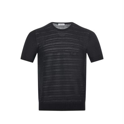 Claq Knitwear 男士 SS26 T恤 CLAQ 纹理针织