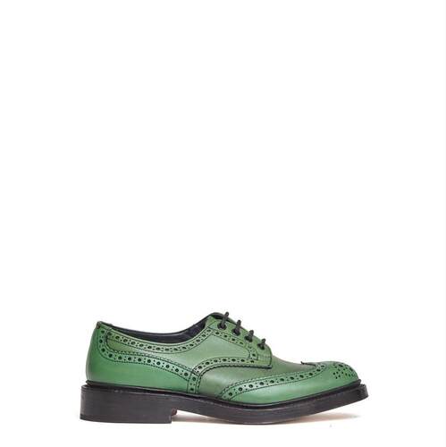 Tricker’s 男士 FW25 休闲皮鞋 Bourton Brogue Derby 鞋
