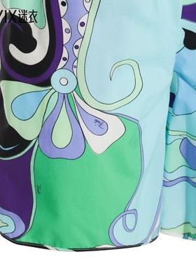 【春夏新品】Emilio Pucci 女款印花短裤 迷衣时尚