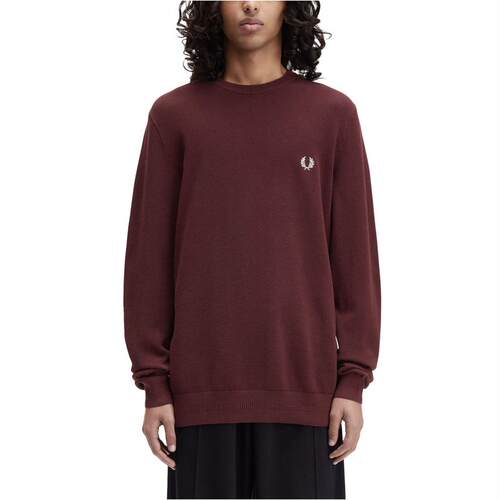 Fred Perry 弗莱德.派瑞 男士 FW25 毛衣 凸纹带Logo