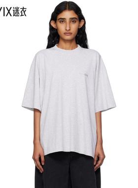 Vetements 女款灰色 Logo Regular T 恤 迷衣时尚