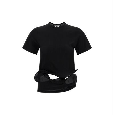 Junya Watanabe 渡边淳弥 女士 SS26 T恤 Sculptural background