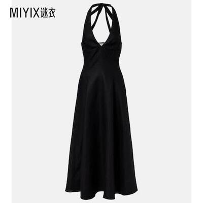 FAITHFULL THE BRAND 女款亚麻中长连衣裙 迷衣时尚