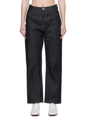 Studio Nicholson 女士 FW24 牛仔长裤 海军蓝 Ruthe 牛仔裤