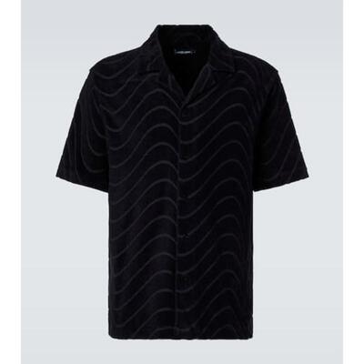 Frescobol Carioca 男士 衬衫 刺绣棉混纺厚绒布