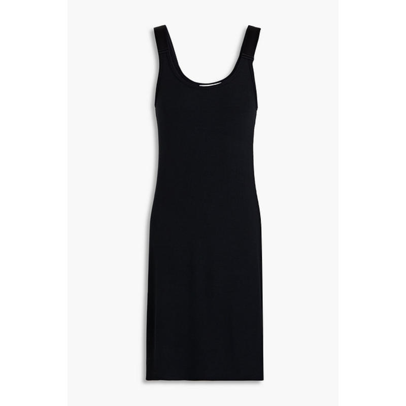 Helmut Lang 女士 短款连衣裙 罗纹莫代尔混纺针织迷你连衣裙