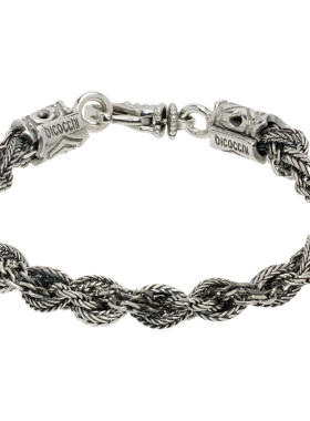 Emanuele Bicocchi 男士 手链 Small Round Braid 手链