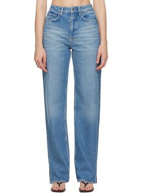 Ksubi 女士 牛仔长裤 蓝色 Playback Splits 牛仔裤