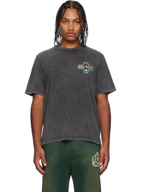 Amiri 男士 T恤 灰色 Hollywood Wolf T 恤