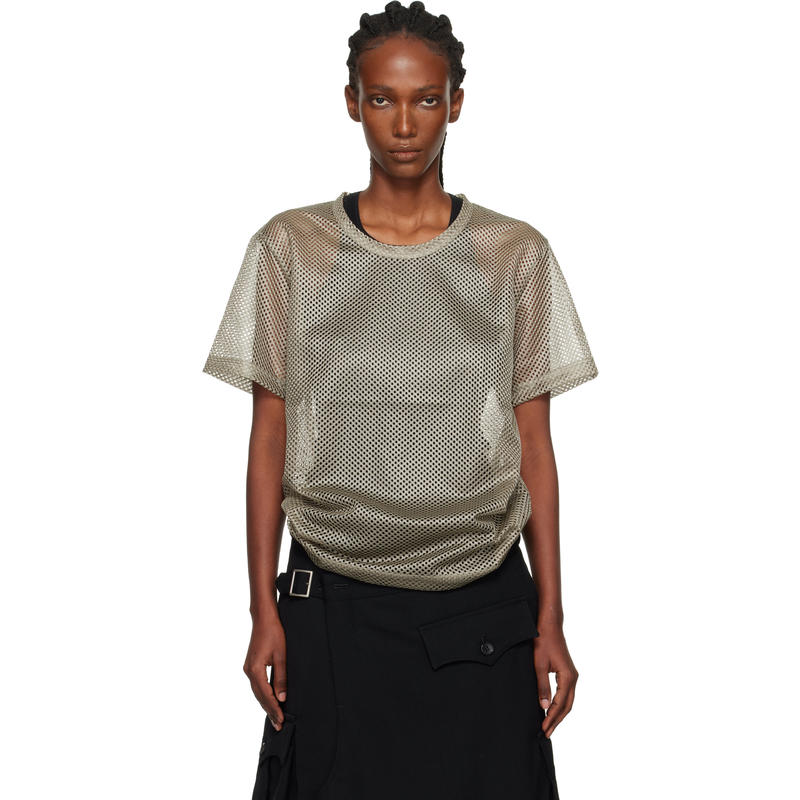 Comme des Garçons川久保玲 Homme Plus 女士 T恤 灰色 T 恤