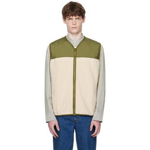 A.P.C. 男士 马甲 灰白色 Marty