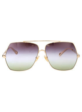 Chloé 女士 FW25 太阳镜 徽标太阳镜