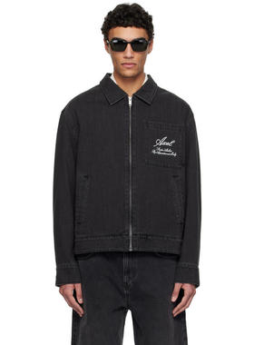 Axel Arigato 男士 夹克 黑色 Thread 牛仔夹克