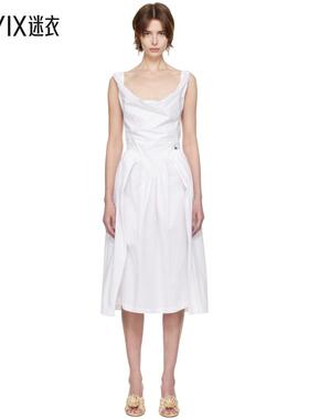 Vivienne Westwood西太后 女款白色 Sunday 连衣裙 迷衣时尚