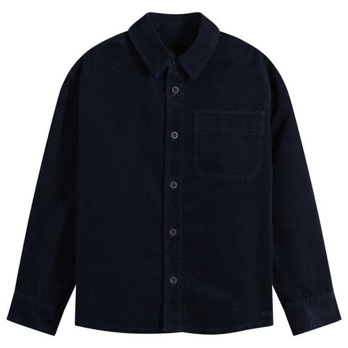 A.P.C. 男士 FW26 衬衫 Basile Logo刺绣棉质灯芯绒