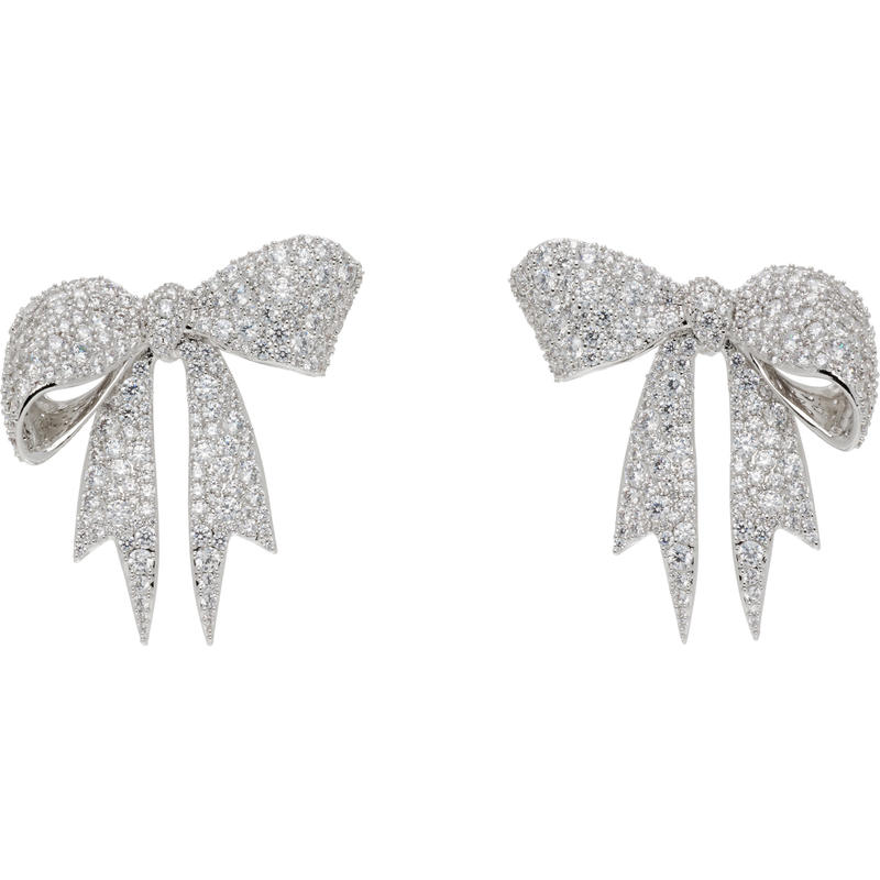 Shushu/Tong 女士 耳环 YVMIN 联名 Diamond Bowknot 耳饰