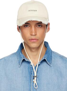 Jacquemus 雅克慕斯 男士 棒球帽 灰白色 The Artichaut Denim