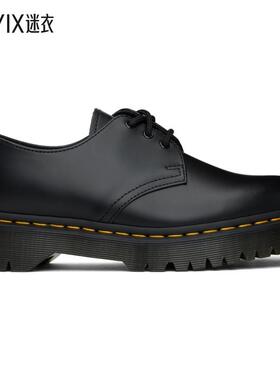 Dr. Martens马丁 男款黑色 1461 Bex Smooth Leather 德比鞋 迷衣