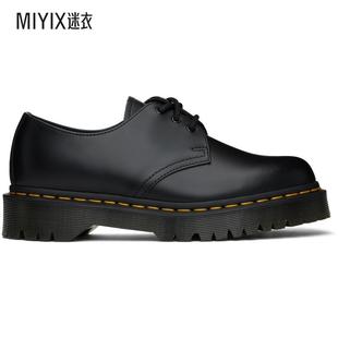 Dr. Martens马丁 男款黑色 1461 Bex Smooth Leather 德比鞋 迷衣
