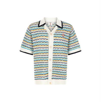 Casablanca 男士 FW26 衬衫 'Tuck Stitch'