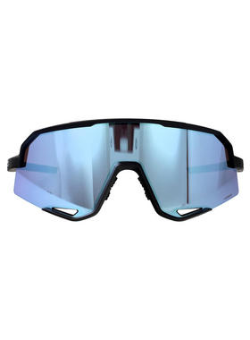 100% Eyewear 中性（成人） 太阳镜 哑光黑色聚碳酸酯太阳眼镜