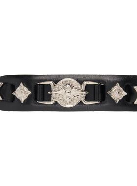 Toga 女士 发夹 黑色小号 Metal Leather