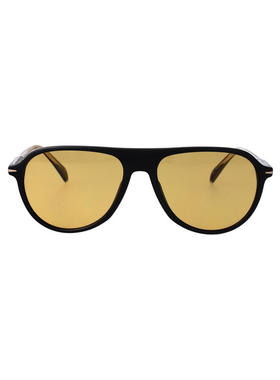EYEWEAR by DAVID BECKHAM 男士 太阳镜 哑光黑色醋纤太阳眼镜