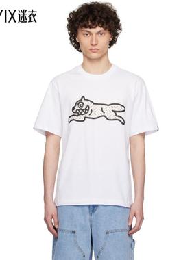 ICECREAM 男款白色 Polka Dot Running Dog T 恤 迷衣时尚