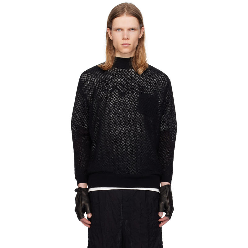UNDERCOVER 男士 毛衣 黑色 UC1E4901 毛衣