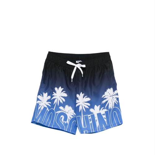 Moschino 莫斯奇诺 男士 SS26 泳裤 MOSCHINO 棕榈树印花