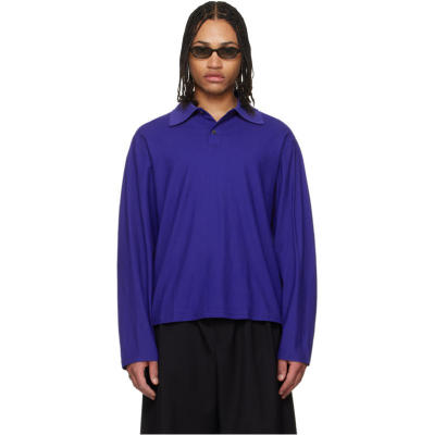 Our Legacy 男士 POLO衫 蓝色 Rugby Longsleeve Polo 衫