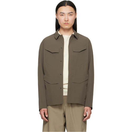 VEILANCE 男士 夹克 灰褐色 Field Softshell