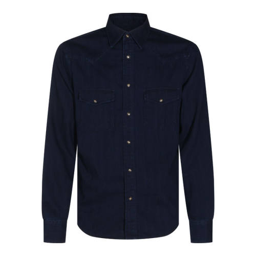 Jacob Cohen 雅各布·科恩 男士 FW26 衬衫 深蓝棉质