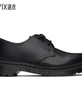 Dr. Martens马丁 男款黑色 1461 Mono Smooth Leather 德比鞋 迷